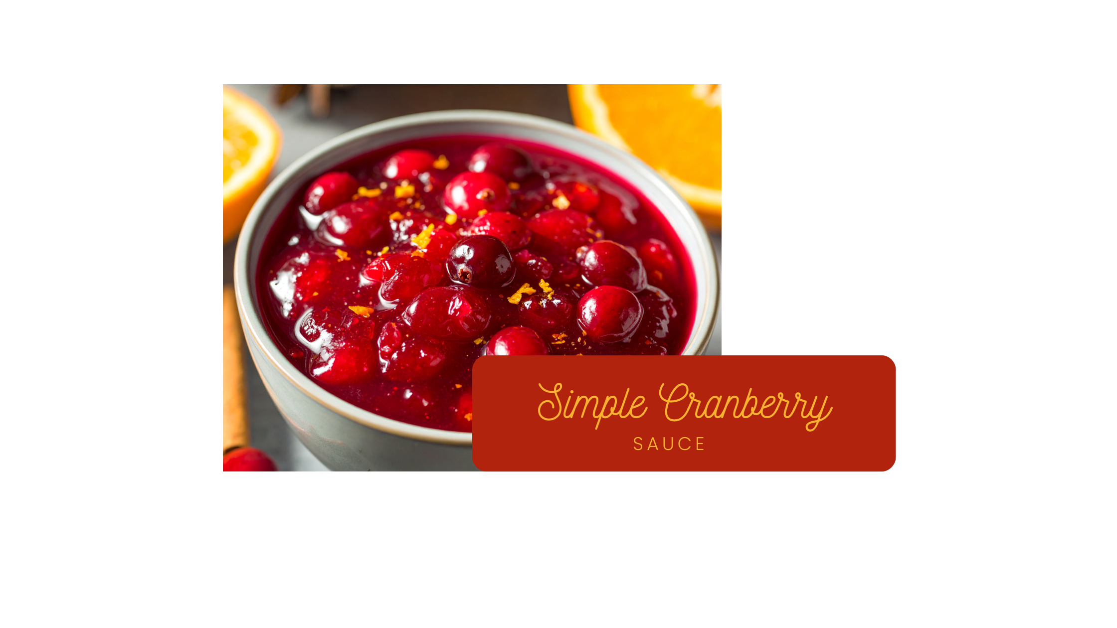 Simple Cranberry sauce